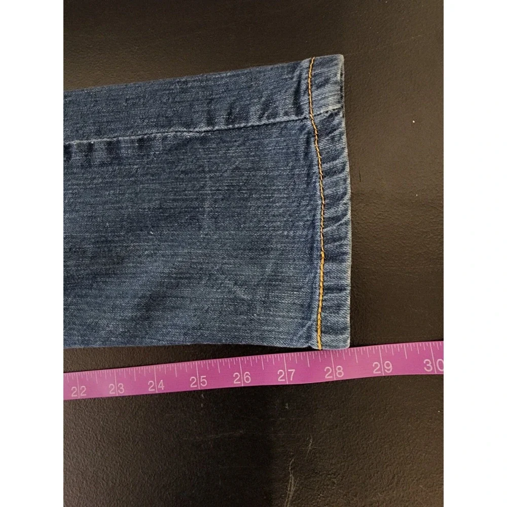 Levi's 502 Taper Fit‎ Mens Actual Size 28x28 Tag (28x32) Medium Blue Denim